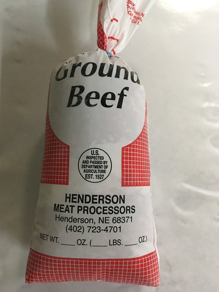 Henderson ground beef premium per LBS – Henderson Meat Processors